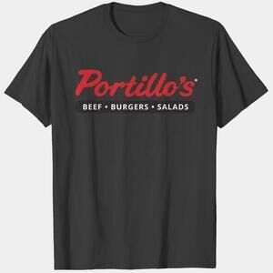 Portillos Beef Retroart Cool Classic Fan Graphic Unisex T-Shirt
